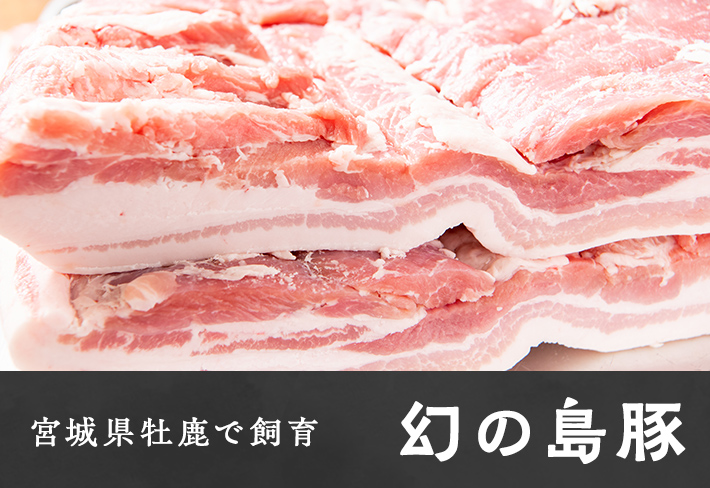 宮城県牡鹿で飼育幻の島豚
